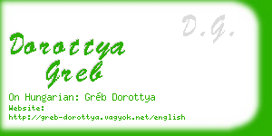 dorottya greb business card